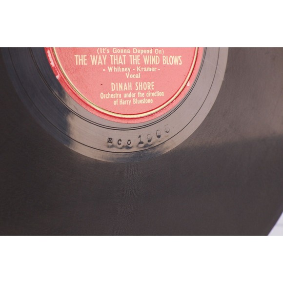 Dinah Shore, Way That The Wind Blows/You Keep Coming 1946 10" 78rpm Record 37072 - Picture 6 of 16